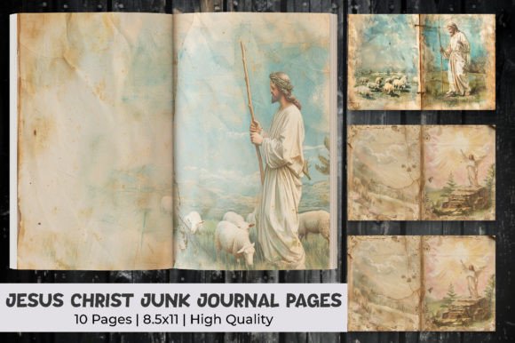 Jesus Christ Junk Journal Pages: A Creative Sanctuary