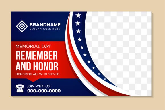 Memorial Day Horizontal Banner: A Versatile Design Asset