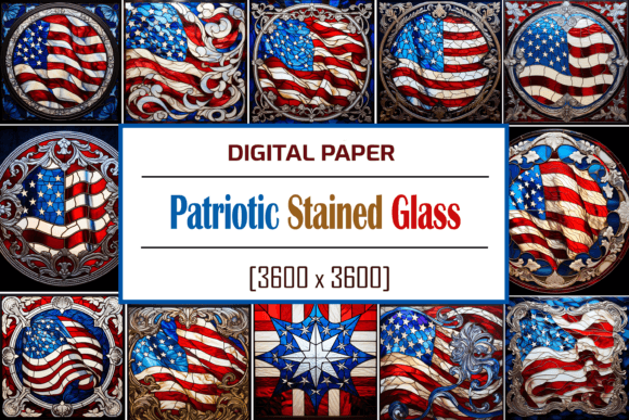 Patriotic Stained Glass: A Guide to Digital Artistry