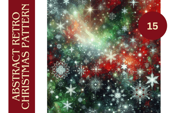 Retro Abstract Christmas Pattern No.15: A Designer's Holiday Secret