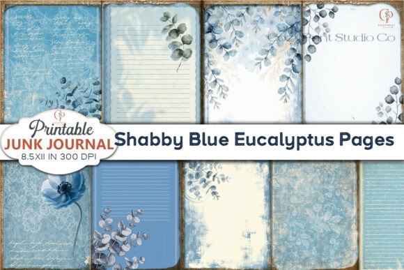 Shabby Blue Eucalyptus Pages Junk Journal: A Designer's Guide to This Creative Font