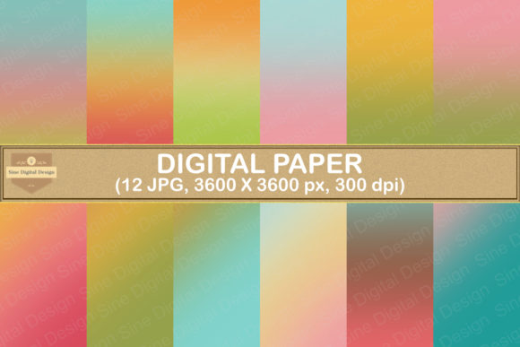 Sweet Ombre Digital Papers: A Gradient Background Guide