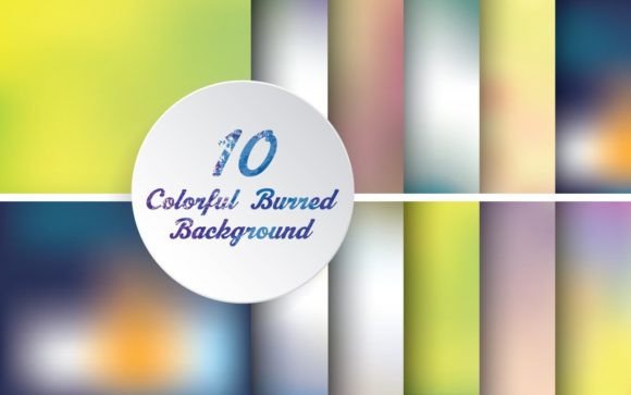 Vibrant Visuals: Using a Colorful Blurred Pop Abstract Background
